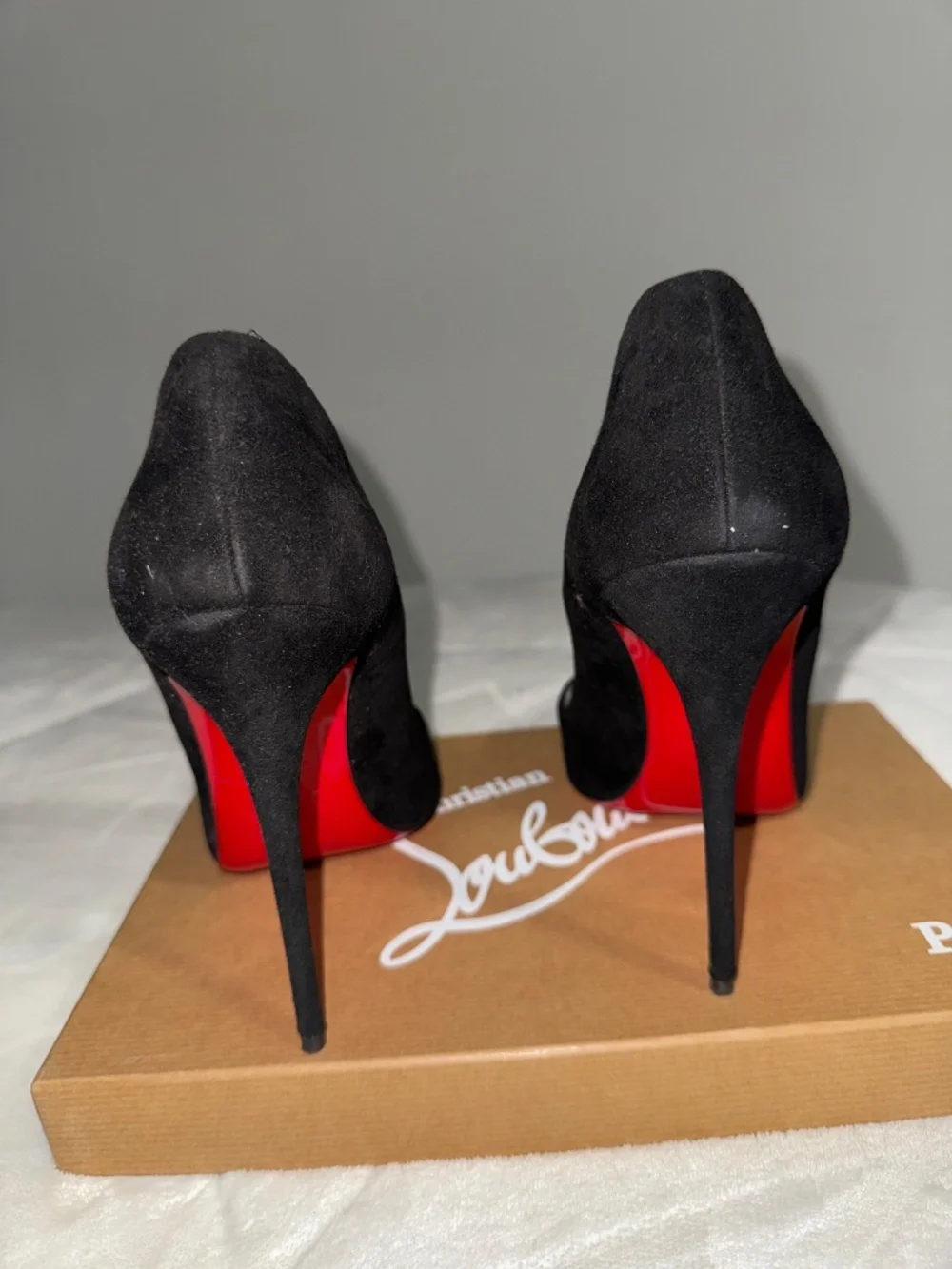 Christian Louboutin So Kate 120 Black Suede Stiletto Pumps Women's EU 39.5 - Picture 5 of 8